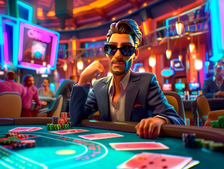 Layar live casino mustika slot menampilkan permainan Infinite Blackjack dengan dealer berkualitas HD